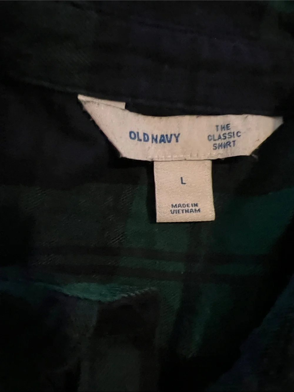 Old Navy lightweight plaid